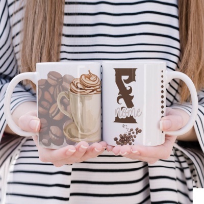 Caneca Alfabeto Café