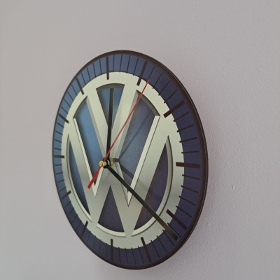 Relógio de Parede em MDF Volkswagen