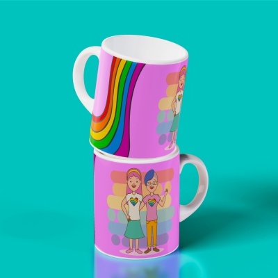 Canecas Acima de Tudo Amor...