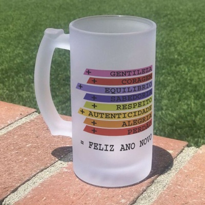 Caneca de Cerveja Ano Novo