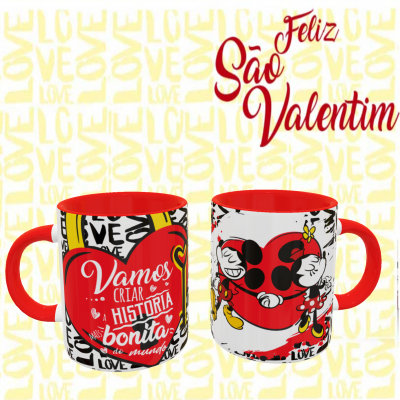 Canecas Mickey Love - 7 Temas