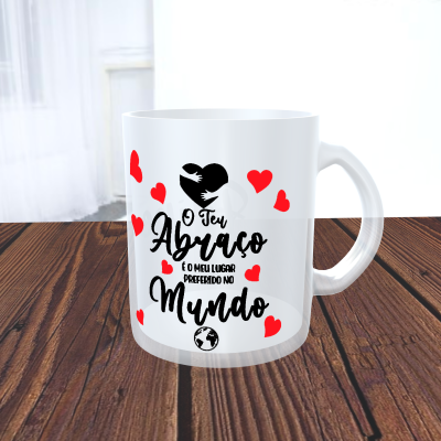 Caneca o Teu Abraço Personalizada