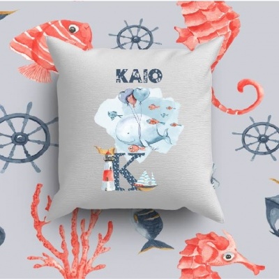 Almofada Alfabeto Menino Personalizado