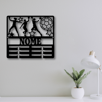 Suporte de Medalhas  Personalizado Voleibol Feminino