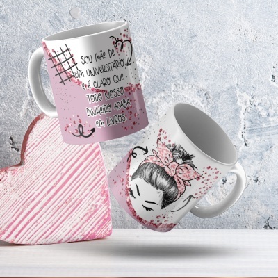 Caneca Sou Mãe Claro...