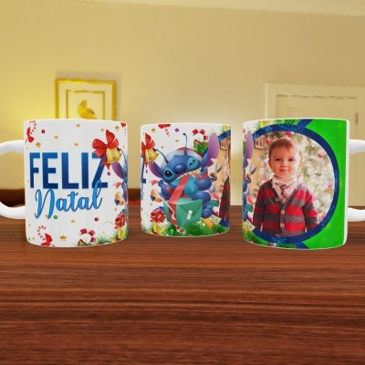 Canecas de Natal Infantil - 12 Temas