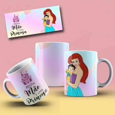 Caneca Mãe Princesa - 11 Imagens