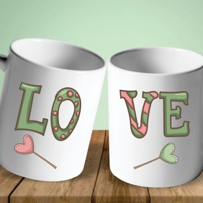 Par de Canecas Namorados Casais