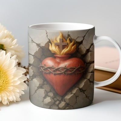 Caneca Sagrado Coração de Jesus