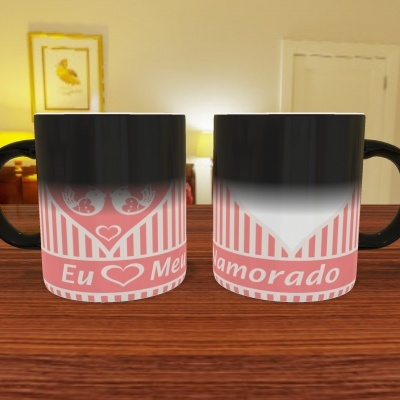 Caneca Namorados Com Foto - 18 Temas