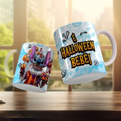 Caneca Stitch Hallowen