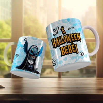 Caneca Stitch Hallowen