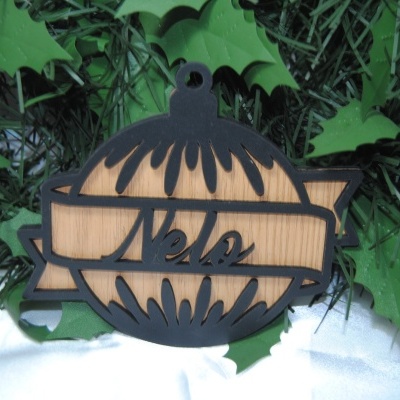 Bolas de Natal 2 Camadas Personalizadas