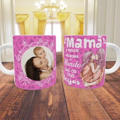 Caneca Dia da Mãe - 10 Imagens