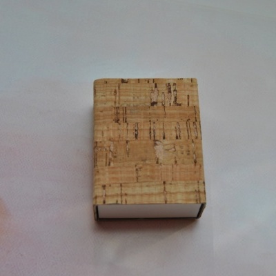 Presépio em caixa de Fósforos em Cortiça