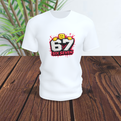 T-Shirt Gamer Six Seven 67 – Design Inspirado no Universo dos Jogos