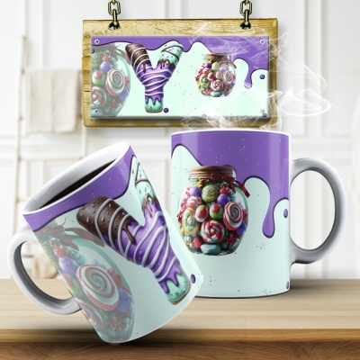 Caneca Alfabeto Doces