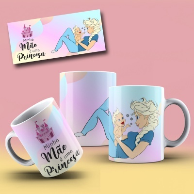 Caneca Mãe Princesa - 11 Imagens