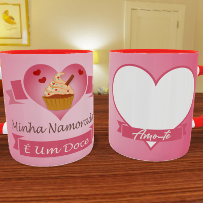 Caneca Namorados Com Foto - 18 Temas