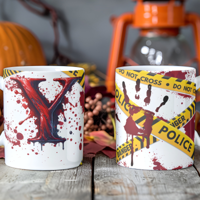 Caneca Alfabeto Hallowen