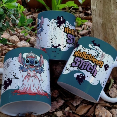 Caneca Stitch Hallowen