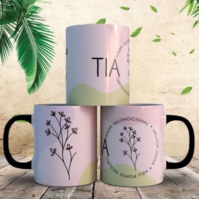 Caneca Mãe MINIMALISTA Personalizada