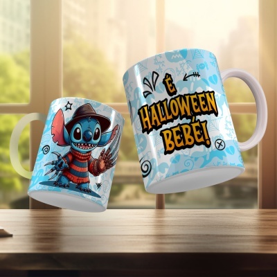 Caneca Stitch Hallowen