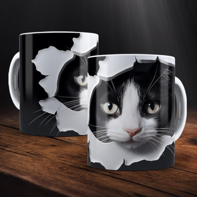 Caneca Halloween Imagem  3D