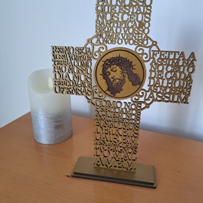 Moldura Pai Nosso com Imagem