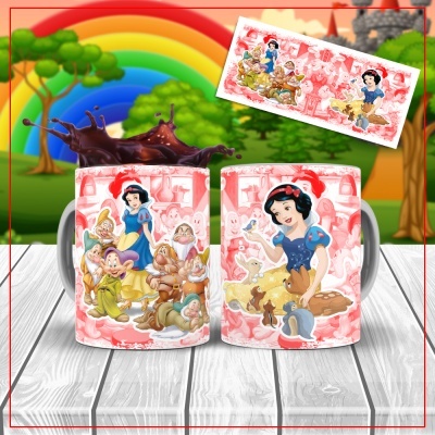 Canecas Branca de Neve e os 7 Anões