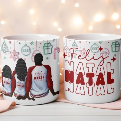 Caneca Natal Família