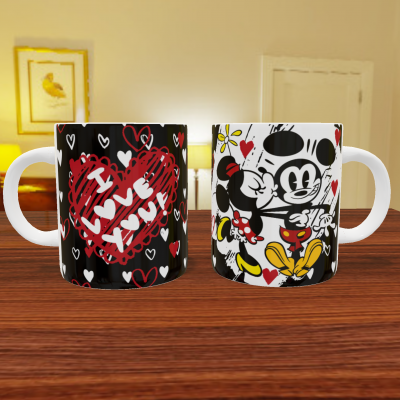Canecas Mickey Love - 7 Temas