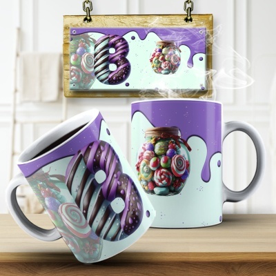 Caneca Alfabeto Doces