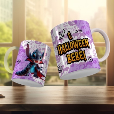 Caneca Stitch Hallowen