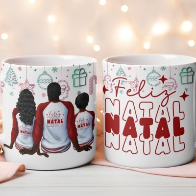 Caneca Natal Família
