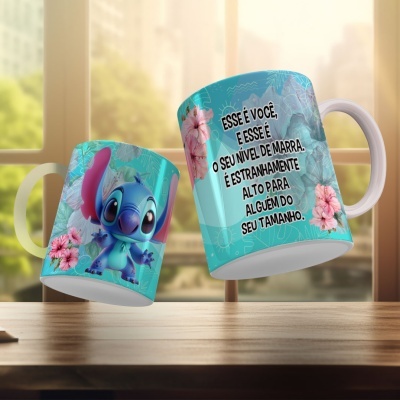 Canecas Stitch Frases