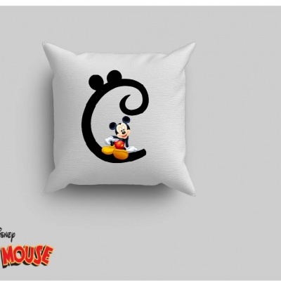 Capa de Almofada Alfabeto Disney Inicial Menino