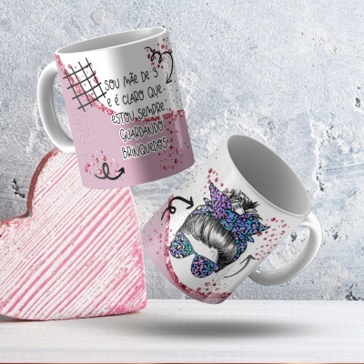 Caneca Sou Mãe Claro...