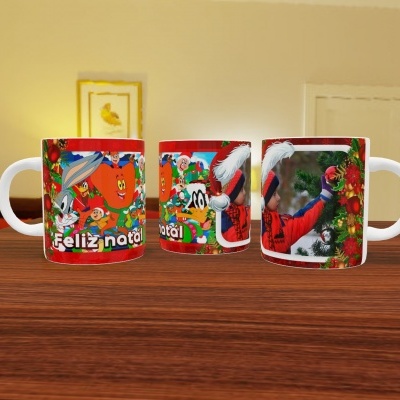 Canecas de Natal Infantil - 12 Temas