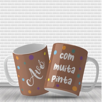 Caneca Avó com muita pinta