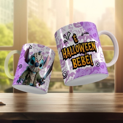 Caneca Stitch Hallowen