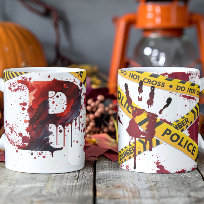Caneca Alfabeto Hallowen