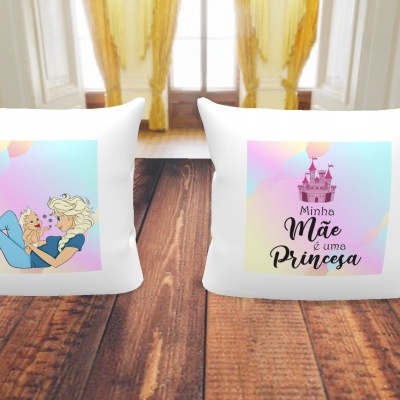 Capa de Almofada Mãe Princesa