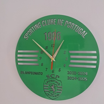 Relógio de Parede Sporting Bicampeonato
