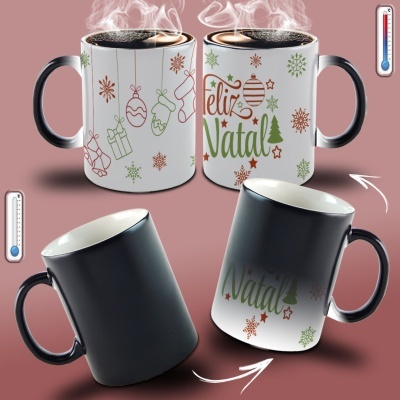 Caneca Natal Clean