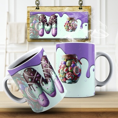 Caneca Alfabeto Doces