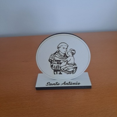 Placa com suporte Santo António