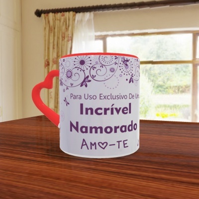 Caneca Namorados Com Foto - 18 Temas