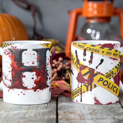 Caneca Alfabeto Hallowen