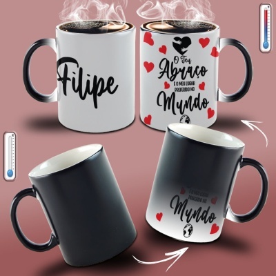 Caneca o Teu Abraço Personalizada